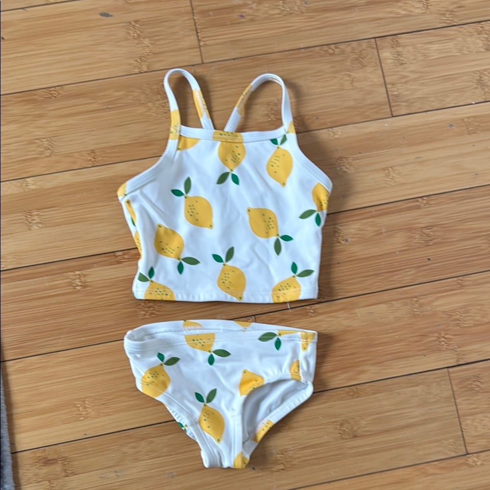 Hannah Andersson Lemon Print Two-Piece 2T